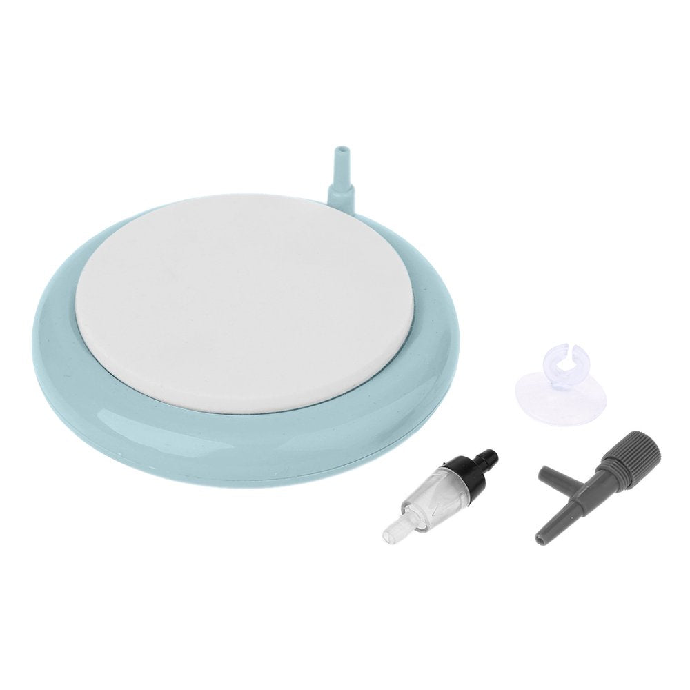 HOTYA Aquarium Air Stone Fish Tank Bubbler Air Stone Disk Oxygen Pump Diffuser Animals & Pet Supplies > Pet Supplies > Fish Supplies > Aquarium Air Stones & Diffusers HOTYA
