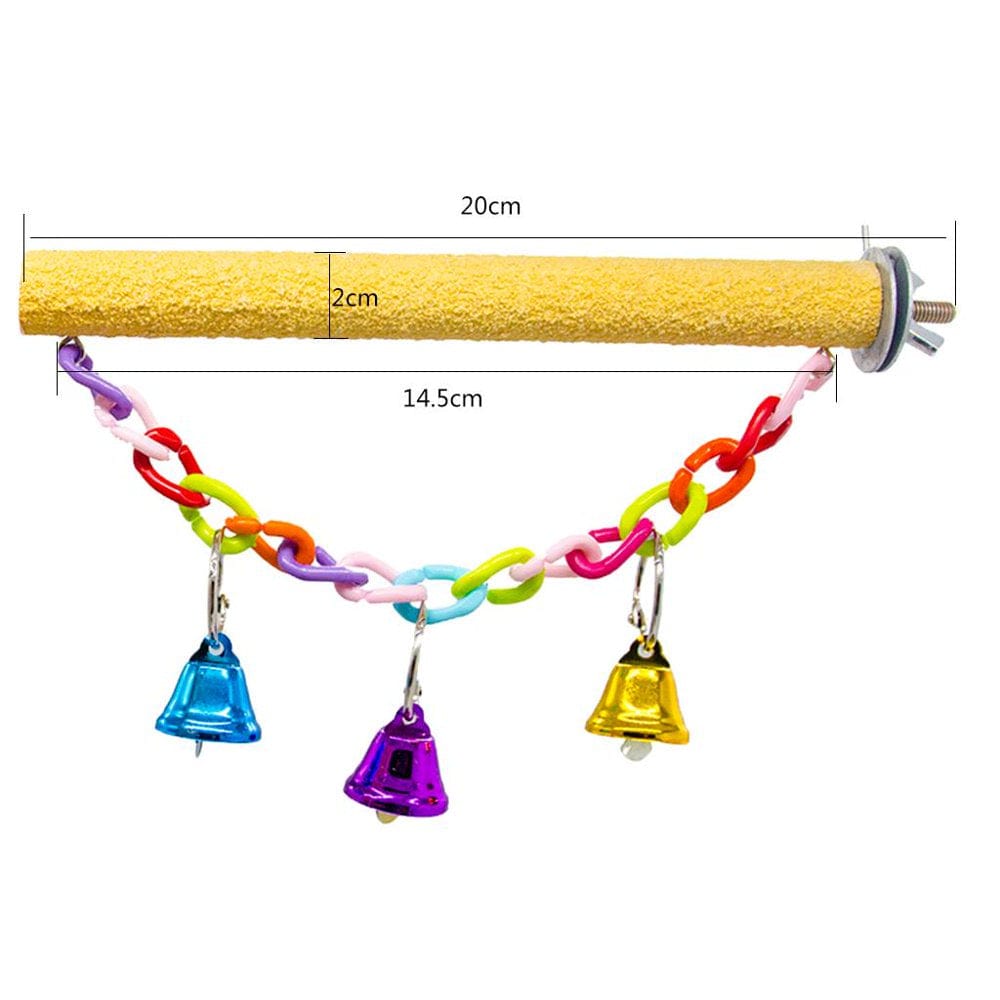 2X Bird Parrot Grinding Cage Stand Perch for Small to Large Birds Animals & Pet Supplies > Pet Supplies > Bird Supplies > Bird Cages & Stands perfk
