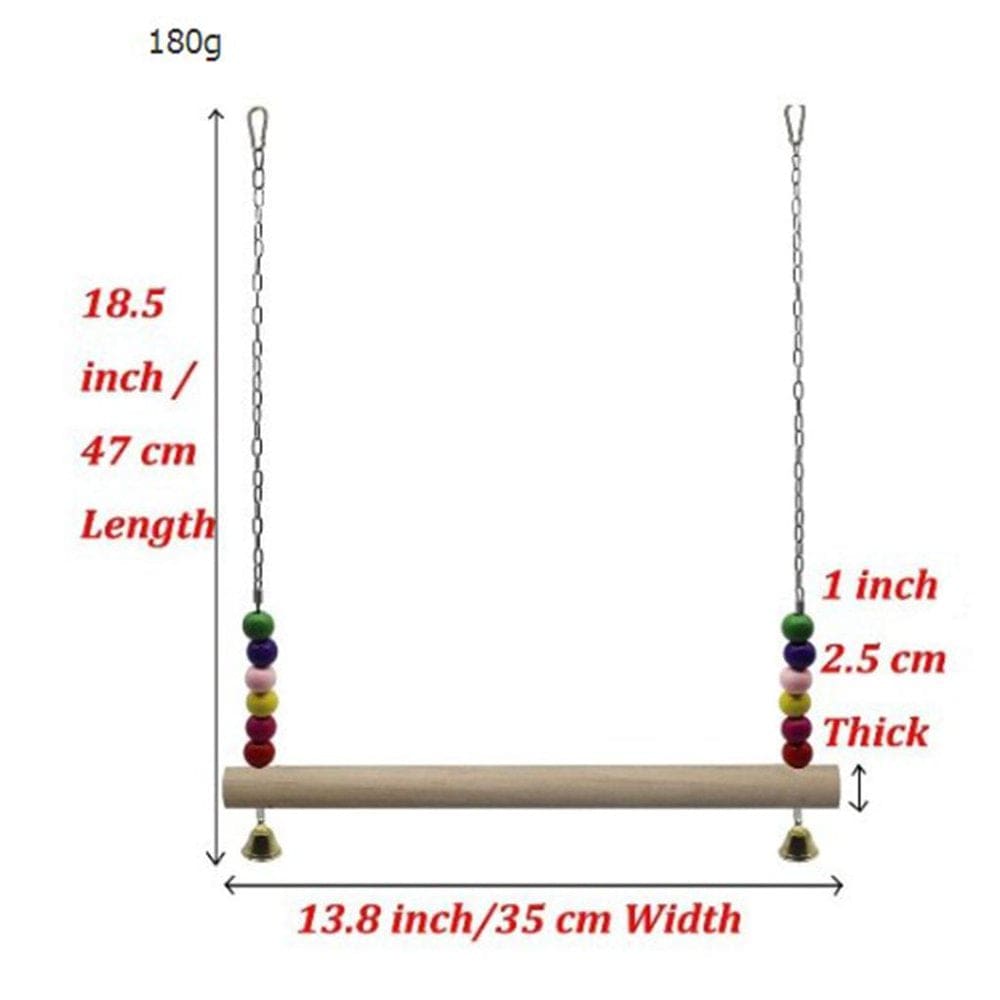 2X Chicken Toys Parrot Stand Perch for Large Birds Chicken Animals & Pet Supplies > Pet Supplies > Bird Supplies > Bird Toys Gazechimp