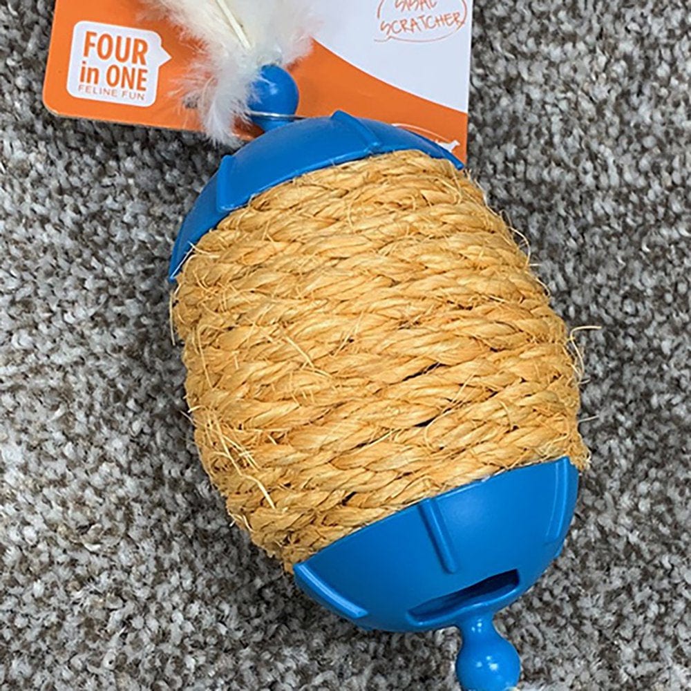 3 in 1 Multi-Functional Cat Toy, Candy Shape in Blue Animals & Pet Supplies > Pet Supplies > Cat Supplies > Cat Toys L'chic