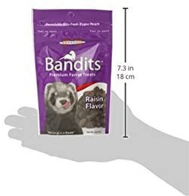 (3 Pack) Marshall Bandits Ferret Treat, 3-Ounce, Raisin Animals & Pet Supplies > Pet Supplies > Small Animal Supplies > Small Animal Treats Marshall