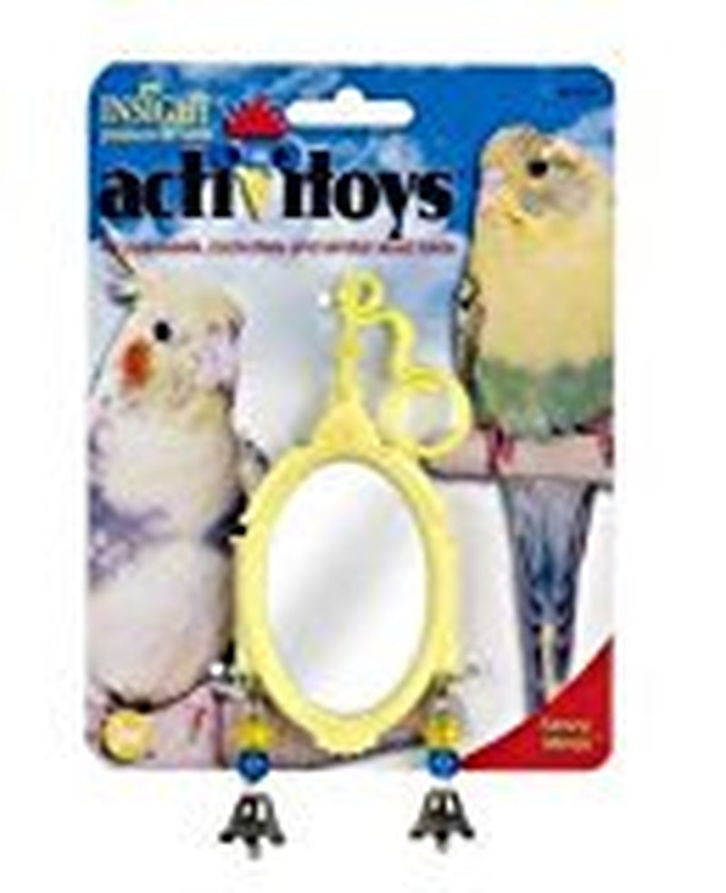 JW Insight Fancy Mirror Bird Toy - Assorted Animals & Pet Supplies > Pet Supplies > Bird Supplies > Bird Toys Petmate