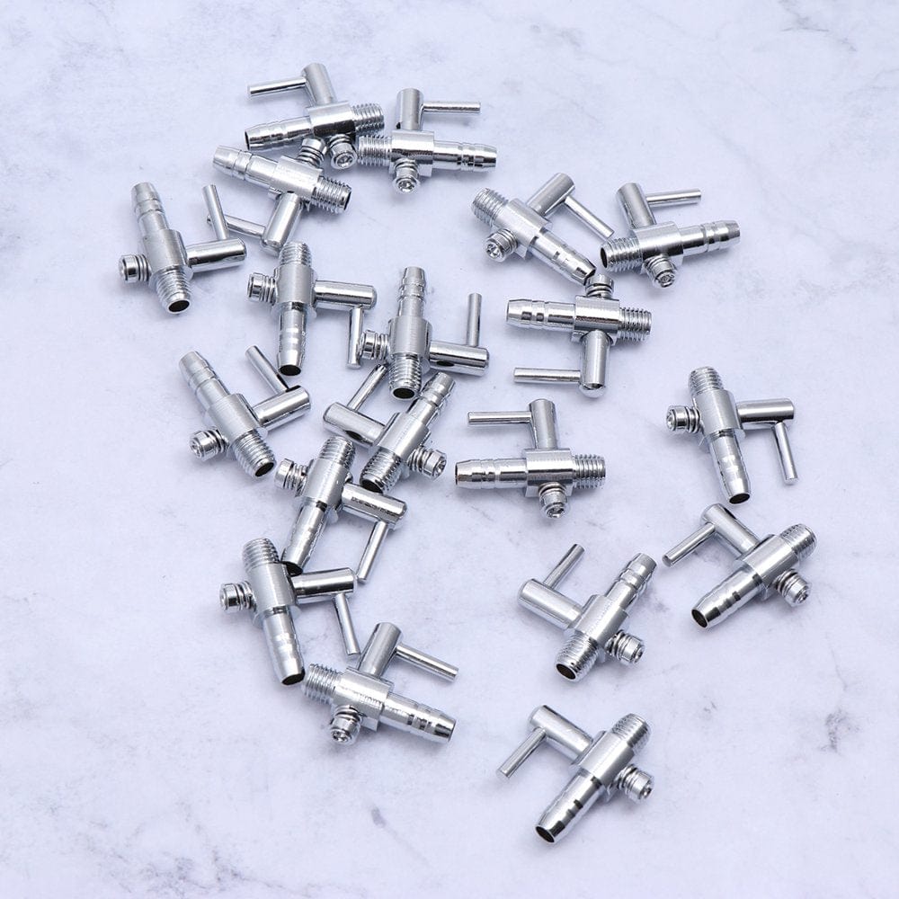 30PCS per Set Fish Tank Oxygen Pump Aquarium Joint Splitter with Switch Animals & Pet Supplies > Pet Supplies > Fish Supplies > Aquarium & Pond Tubing HOMEMAXS