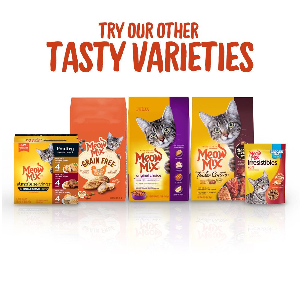 Meow Mix Irresistibles Cat Treats - Soft with Salmon, 17-Ounce Canister Animals & Pet Supplies > Pet Supplies > Cat Supplies > Cat Treats The J.M. Smucker Company
