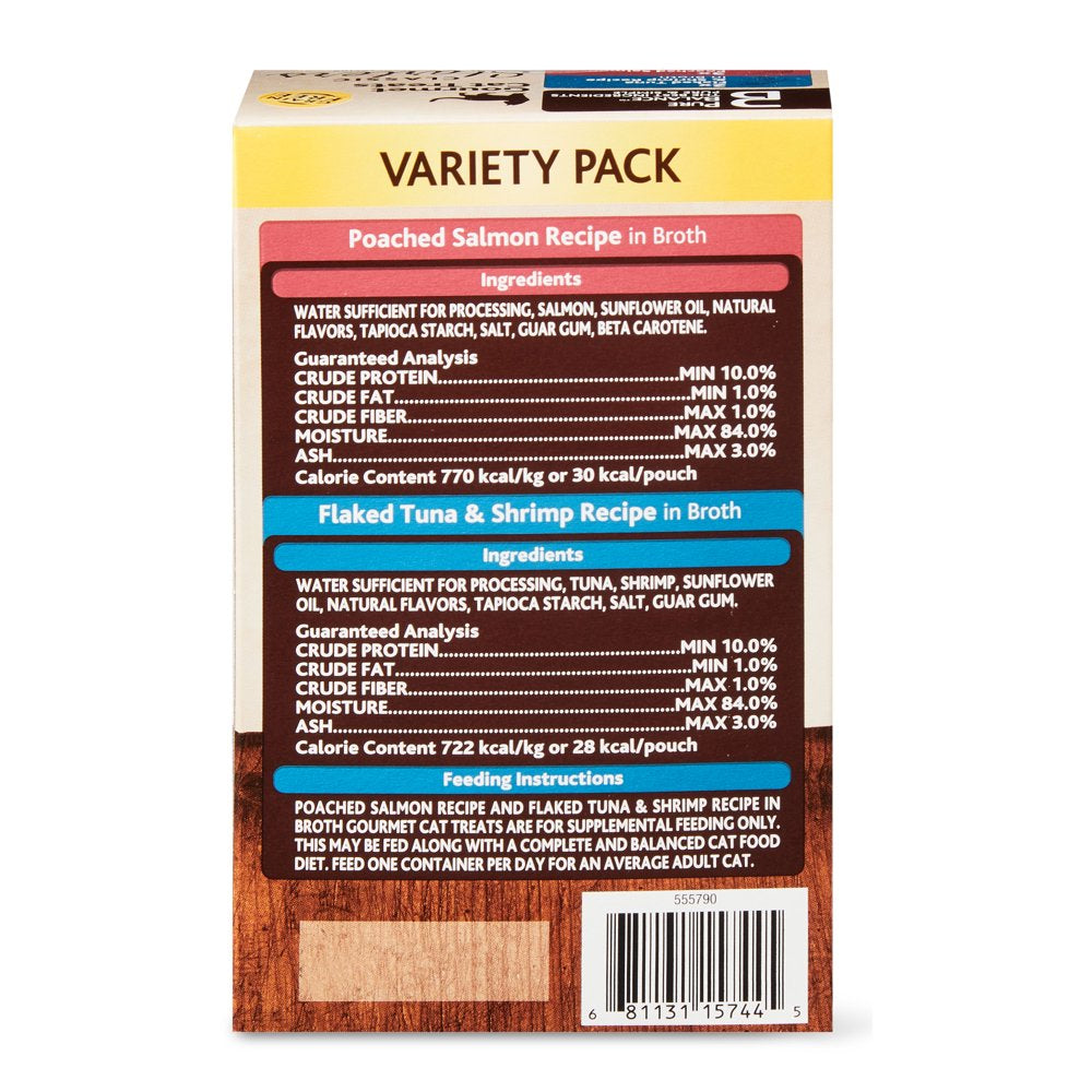 Pure Balance Gourmet Cat Treat Starters, Salmon, Tuna & Shrimp Recipe Variety Pack, 1.4 Oz, 5 Count Animals & Pet Supplies > Pet Supplies > Cat Supplies > Cat Treats Wal-Mart Stores, Inc.