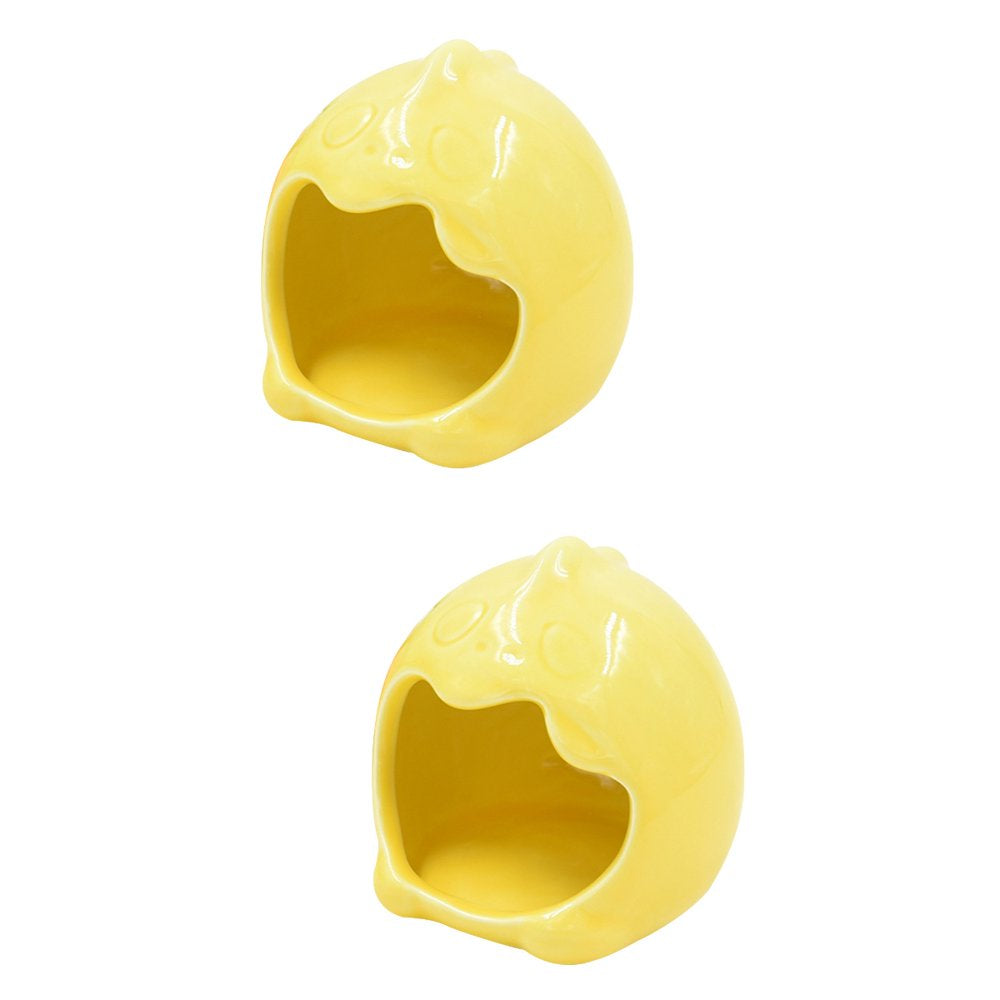 Hamster House Bed Hideout Sand Warm Hammock Nest Animals Small Bath Ceramic Accessories Nest Sleeping Pet Habitats Cages Animals & Pet Supplies > Pet Supplies > Small Animal Supplies > Small Animal Habitats & Cages HOMEMAXS