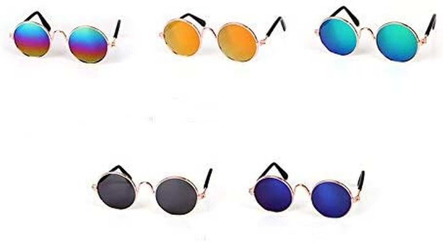 U-M Pulabo Premium Pet Megame Cute Sunglasses Goggles Small Dog Cat Eye Protection for Pet Dog Sun Protection Photography Accessories (Black) Easy to Use and Easy Beautiful, Blue,Green Animals & Pet Supplies > Pet Supplies > Dog Supplies > Dog Apparel U-M