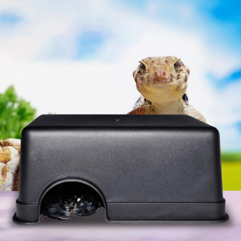 Maynos Reptile Hide Box Caves Water Supply Hideout with Sink Basin for Lizards Turtles Amphibians Small Snake Animals & Pet Supplies > Pet Supplies > Reptile & Amphibian Supplies > Reptile & Amphibian Habitat Accessories Maynos   