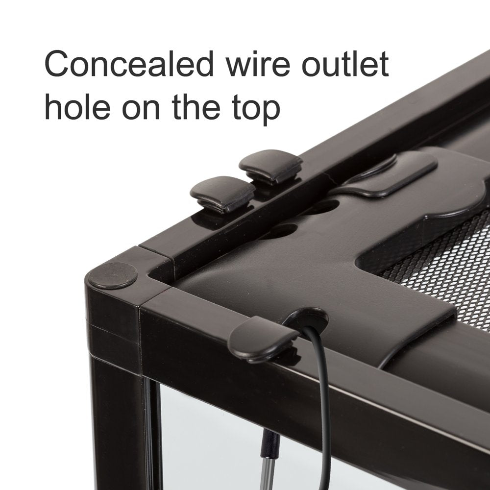 REPTIZOO 64-Gallon Full Glass Reptile Large Terrarium Animals & Pet Supplies > Pet Supplies > Reptile & Amphibian Supplies > Reptile & Amphibian Substrates shenzhenshihuibaiqiyeguanlizixunyouxianzerengongsi