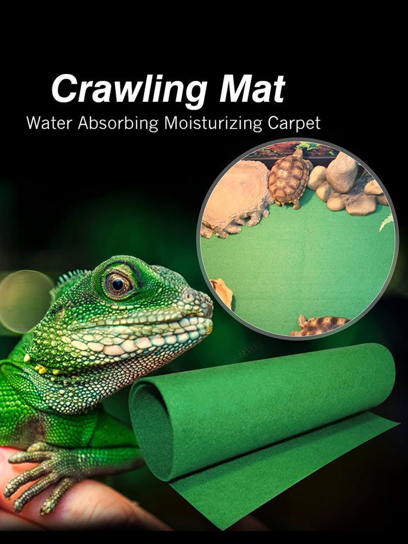 Reptile Carpet 1 Pc - Terrarium Bedding Substrate Liner | with Strong Water Absorption 15.75''-39.37'' for Lizard Tortoise Snake Animals & Pet Supplies > Pet Supplies > Reptile & Amphibian Supplies > Reptile & Amphibian Substrates pakewalm