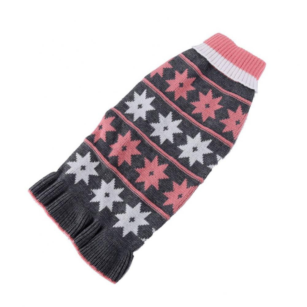 Pet Dog Clothes Winter Warm Pet Dogs Sweater Dress Clothing for Chihuahua Pug Pet Puppy Dog Knitting Skirt Pet Dog Apparel Animals & Pet Supplies > Pet Supplies > Dog Supplies > Dog Apparel Novelty E
