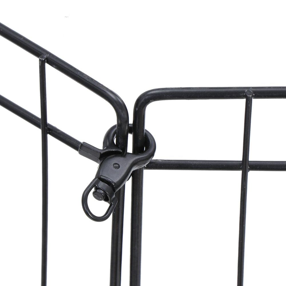 36" Pet Playpen 8 Panel Indoor & Outdoor Folding Metal Exercise Puppy Cat Fence Barrier Kennel Animals & Pet Supplies > Pet Supplies > Dog Supplies > Dog Kennels & Runs Segawe
