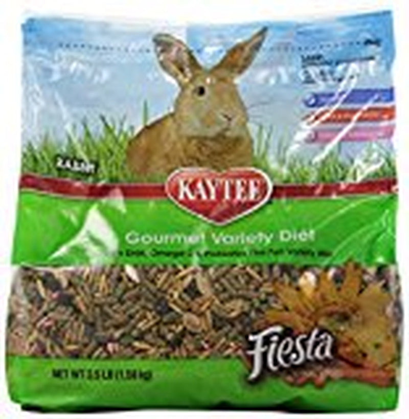 Kaytee® Fiesta® Gourmet Variety Diet Rabbit Food 3.5 Lbs Animals & Pet Supplies > Pet Supplies > Small Animal Supplies > Small Animal Food Central - Kaytee Products