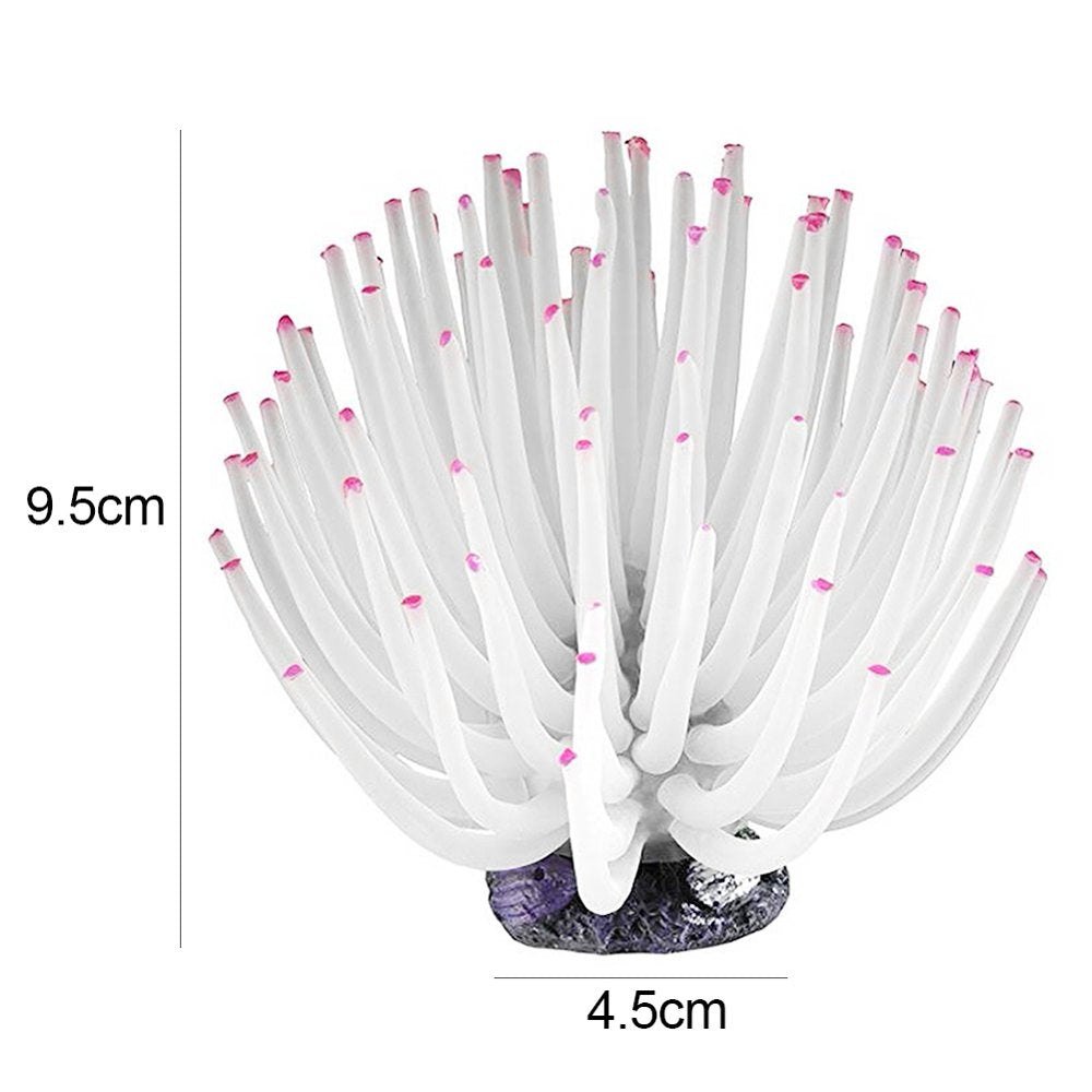 Walbest Soft Coral Artificial Sea Urchin Ball Anemone Ornament Aquarium Fish Tank Decor Animals & Pet Supplies > Pet Supplies > Fish Supplies > Aquarium Decor Walbest