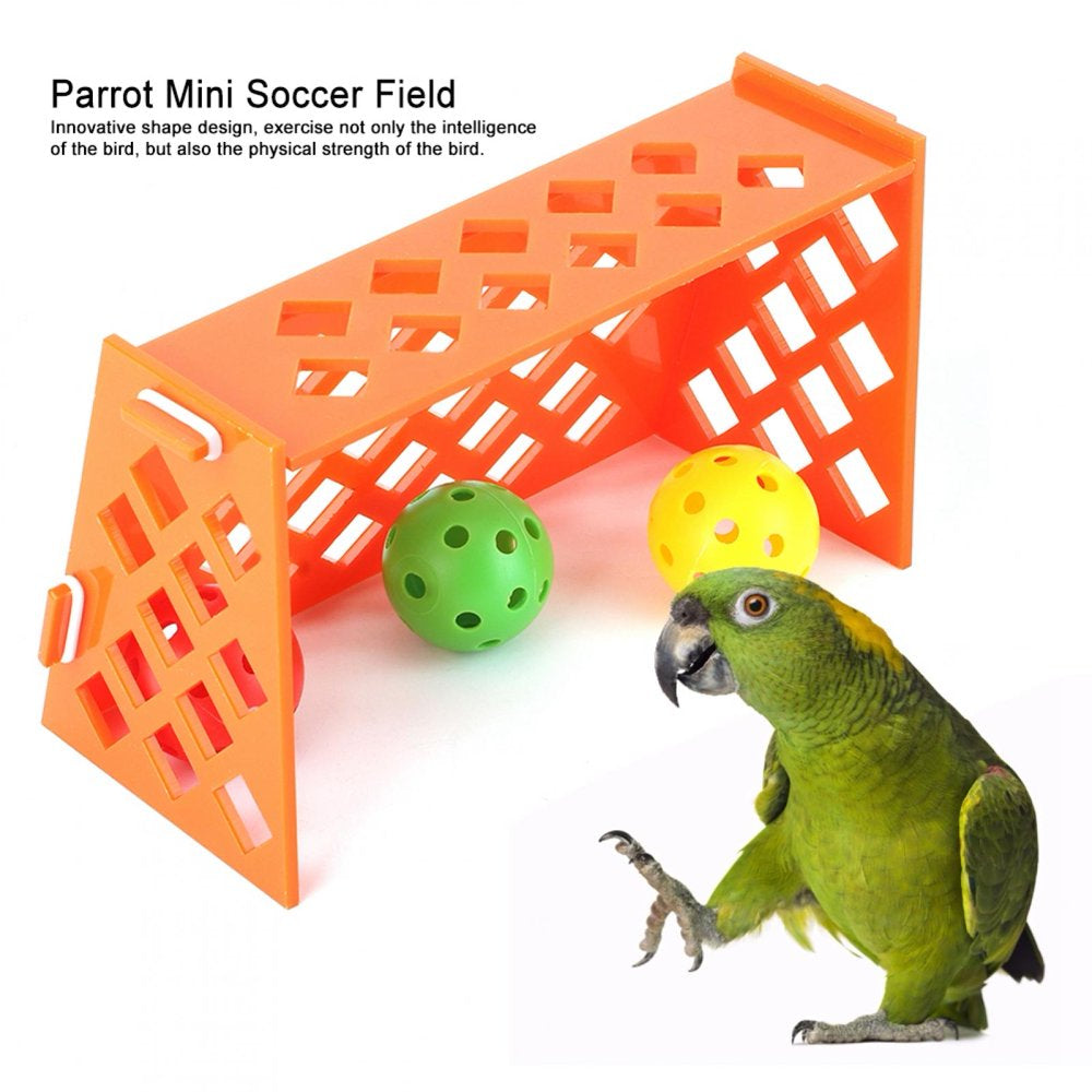 DOACT Bird Mini Soccer Field Toy Pet Training Desktop Educational Puzzle Toy Gym Animals & Pet Supplies > Pet Supplies > Bird Supplies > Bird Gyms & Playstands Doact