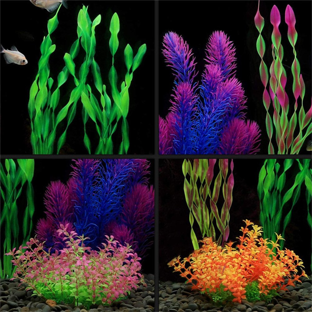 Kabuer Aquarium Plants Fish Tank Decorations Aquarium Decoration Purple Water Fake Plant Used for Household Animals & Pet Supplies > Pet Supplies > Fish Supplies > Aquarium Decor Kabuer