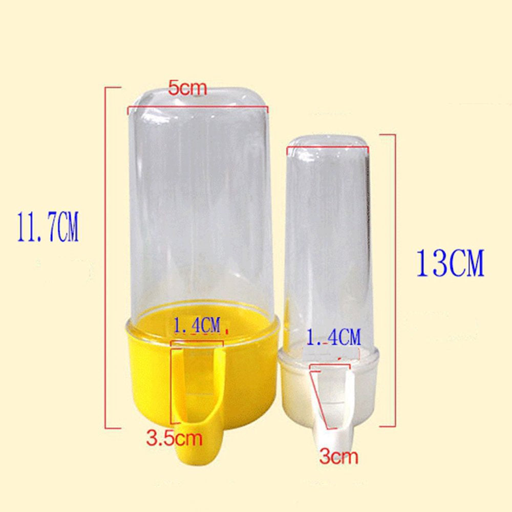 Meidiya 4Pcs Pet Supplies Automatic Bird Feeder,Bird Waterer & Feeder Parakeet Hanging Food Dispenser Bird Cage Accessories for Parrots Budgie,Cockatiel,Lovebirds Animals & Pet Supplies > Pet Supplies > Bird Supplies > Bird Cage Accessories Meidiya