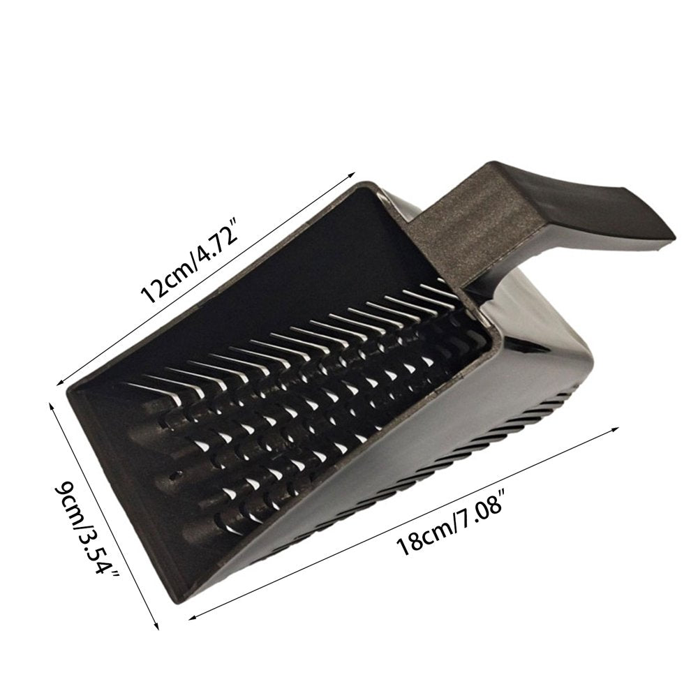 Reptile Sand Sifter Plastic Ergonomic Handle Aquarium Substrate Sand Shovel Animals & Pet Supplies > Pet Supplies > Fish Supplies > Aquarium Gravel & Substrates YMILEMY
