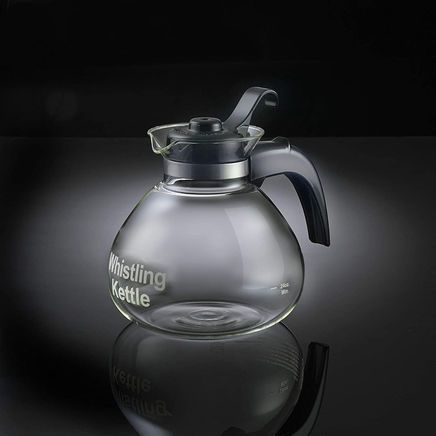 CAFÉ BREW COLLECTION Borosilicate Glass Stove Top Whistling Tea Kettle - Best BPA Free Whistling Tea Kettle - Best Glass Tea Kettle - 12 Cup Stovetop Glass Whistling Tea Kettle by Medelco Animals & Pet Supplies > Pet Supplies > Dog Supplies > Dog Apparel Medelco