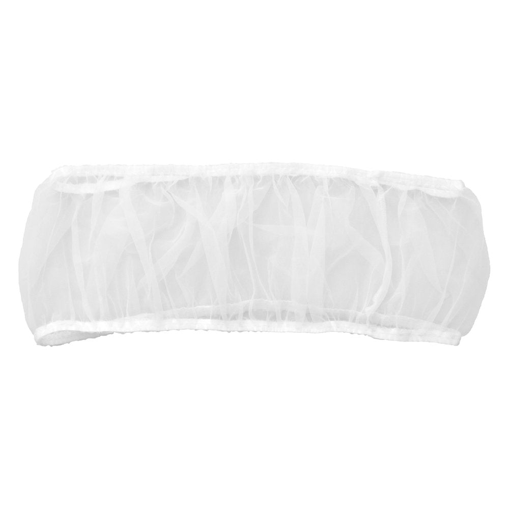 Bird Cage Cover Catcher Net Mesh Guard Birdcage Skirt Adjustable Nylon Liner Accessories Covers Animals & Pet Supplies > Pet Supplies > Bird Supplies > Bird Cage Accessories FRCOLOR M Bianco