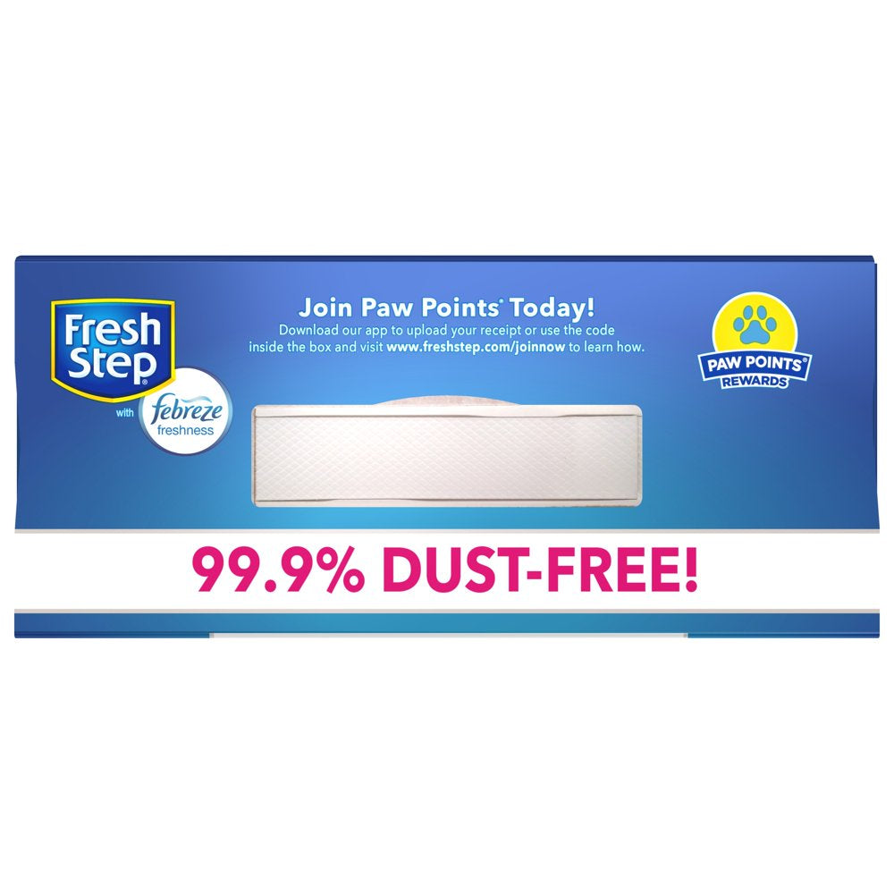 Fresh Step Odor Shield Scented Litter with the Power of Febreze, Clumping Cat Litter, 20 Pounds Animals & Pet Supplies > Pet Supplies > Cat Supplies > Cat Litter The Clorox Company
