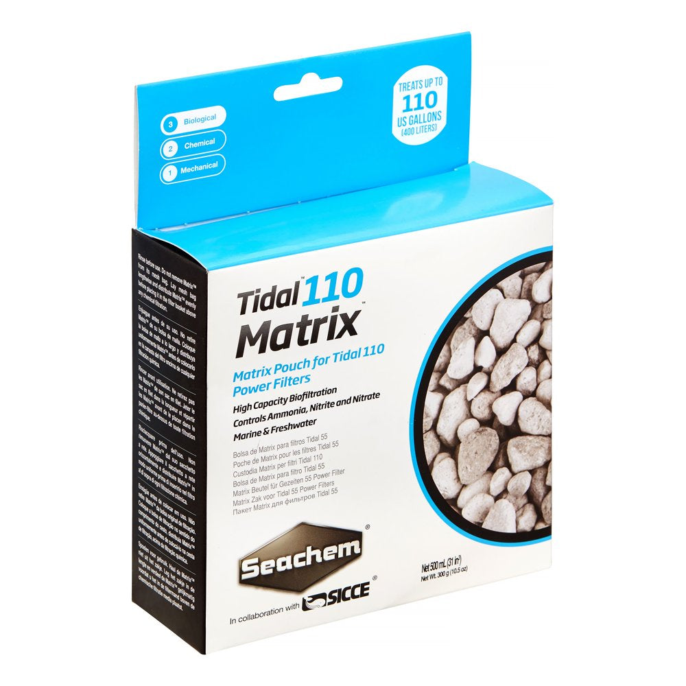 Seachem Tidal 110 Matrix Aquarium Filters, 16.9 Oz Animals & Pet Supplies > Pet Supplies > Fish Supplies > Aquarium Filters SEA CHEM LABORATORIES INC.