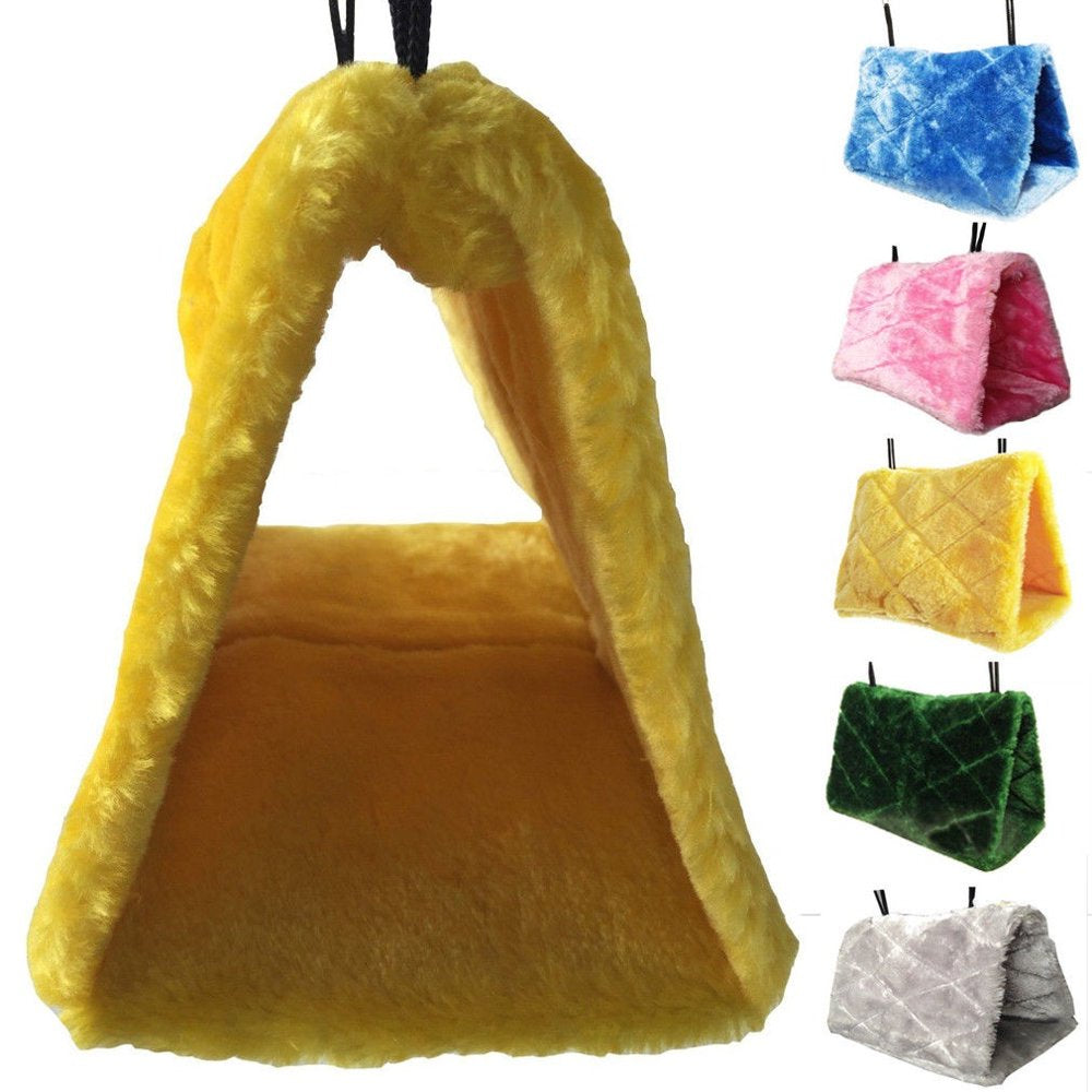 Plush Hammock Hanging Cave Cage Hut Tent Bed Bird Parrot Conure Toy Animals & Pet Supplies > Pet Supplies > Bird Supplies > Bird Toys Zoiuytrg