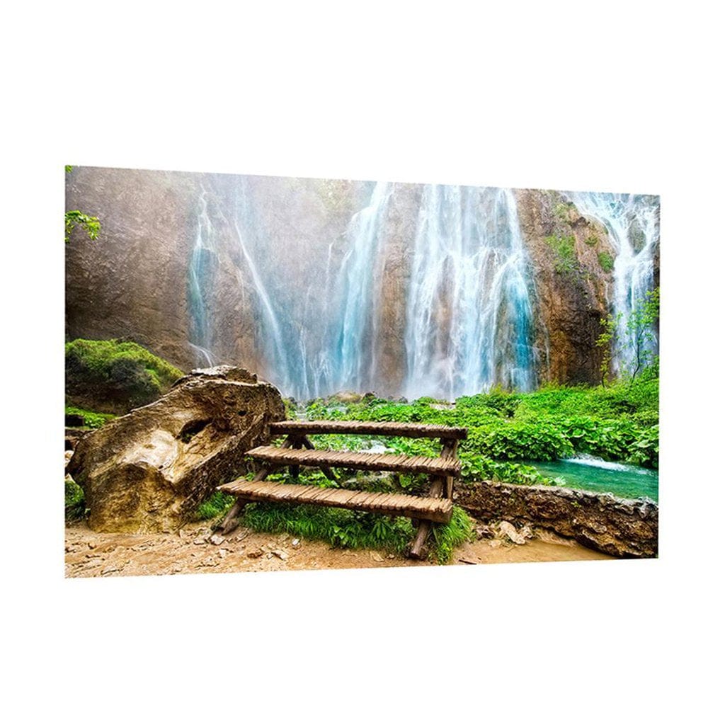 3D Aquarium Universal Landscape Poster Single Sided Fish Tank Background - 76X46Cm Animals & Pet Supplies > Pet Supplies > Fish Supplies > Aquarium Decor perfk