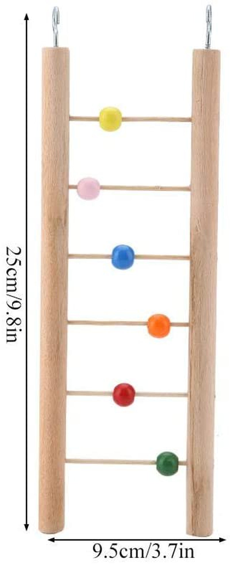 Parrot Toy, Ladder Parrot Perch Birds Climbing Hanging Swing Toy for Cockatiel Parakeet(Beads) Animals & Pet Supplies > Pet Supplies > Bird Supplies > Bird Ladders & Perches Mmtcq