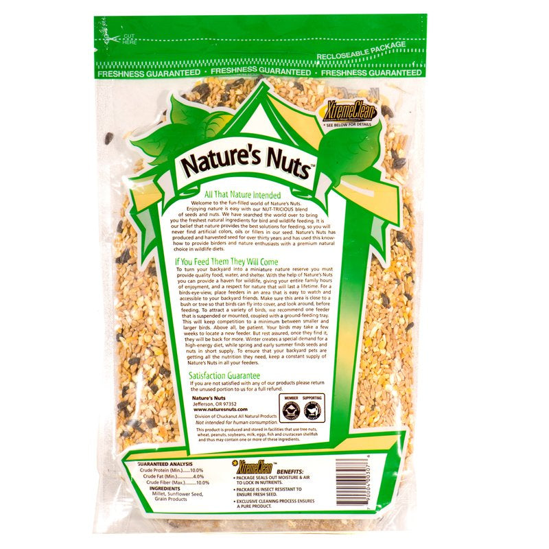 Nature'S Nuts Super Value Assorted Species Millet Wild Bird Food 40 Lb Animals & Pet Supplies > Pet Supplies > Bird Supplies > Bird Food Chuckanut Products Inc