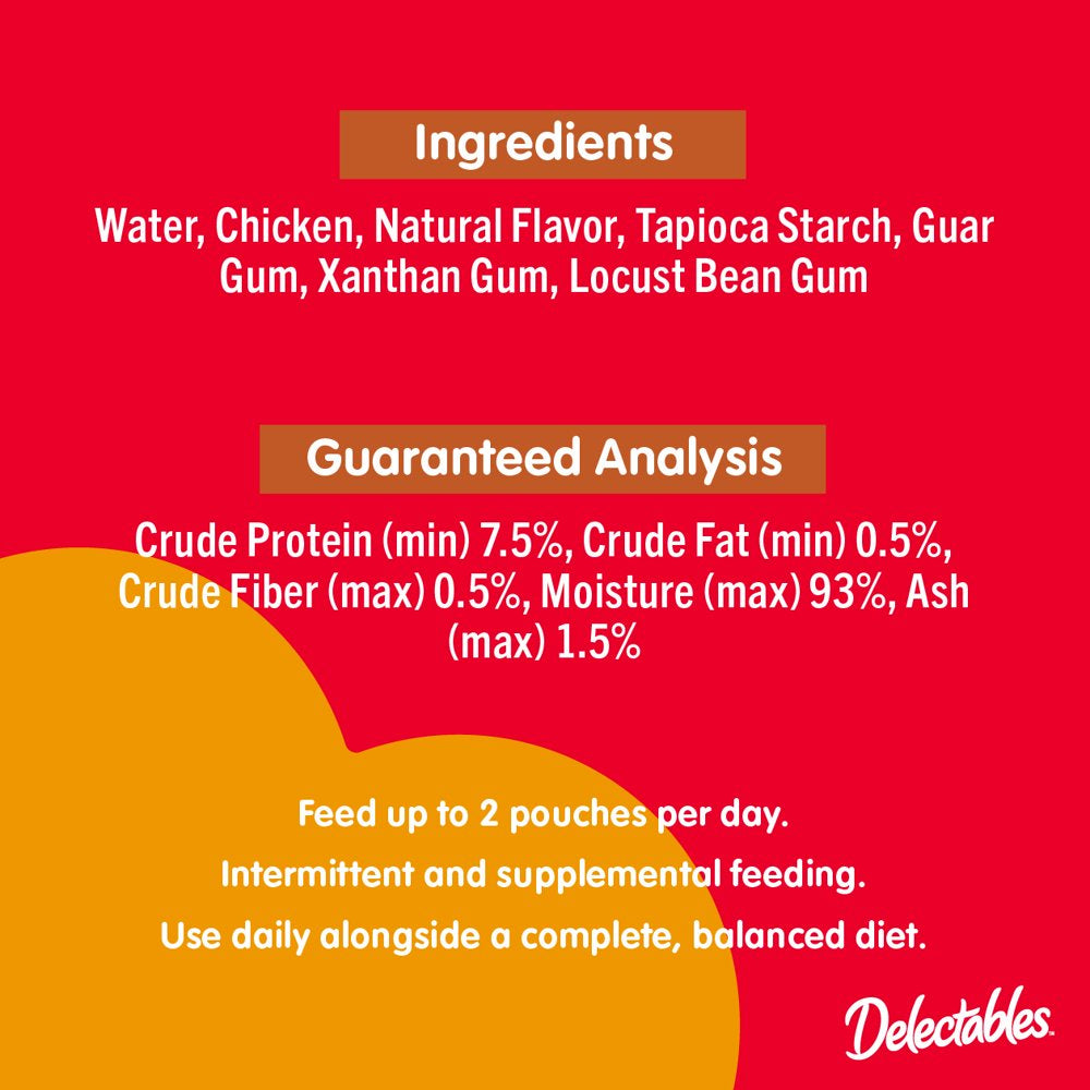 Hartz Delectables Stew Senior 15+ Chicken & Tuna Lickable Wet Cat Treat, 1.4Oz Pouch (Single) Animals & Pet Supplies > Pet Supplies > Cat Supplies > Cat Treats Hartz Mountain Corp