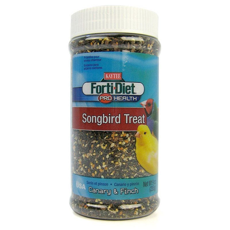 Kaytee Forti-Diet Pro Health Songbird Treat - Canaries 9 Oz Pack of 4 Animals & Pet Supplies > Pet Supplies > Bird Supplies > Bird Treats Kaytee