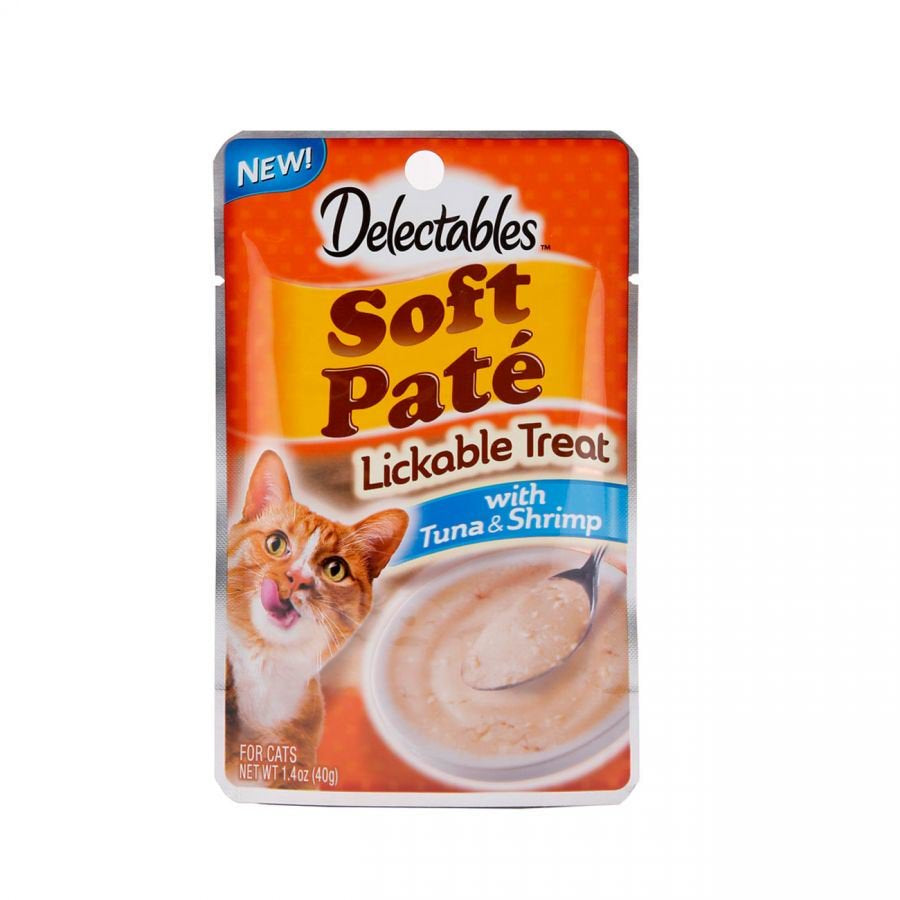 Hartz Soft Pate Lickable Treat for Cats Tuna and Shrimp Animals & Pet Supplies > Pet Supplies > Cat Supplies > Cat Treats Hartz