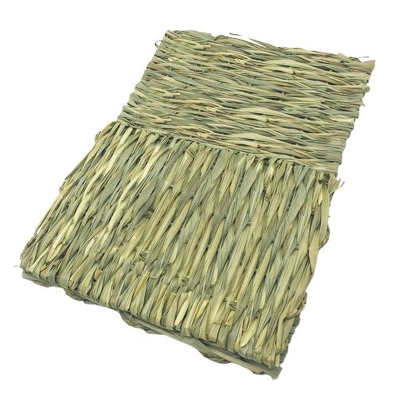 Cheers.Us Grass Mat Woven Bed Mat for Small Animal Grass Mats Bunny Bedding Nest Chew Toy Bed Play Toy for Guinea Pig Parrot Rabbit Bunny Hamster Rat Animals & Pet Supplies > Pet Supplies > Small Animal Supplies > Small Animal Bedding Cheers.US