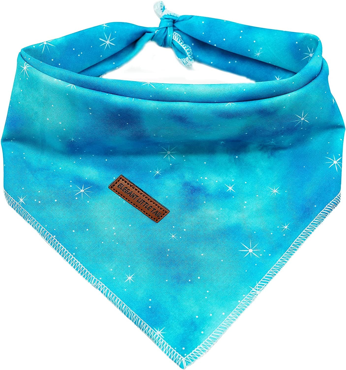 Elegant Little Tail Valentine Dog Bandana, Pet Dog Bibs Scarf, Soft Adjustable Square Dog Kerchief for Small Dogs Animals & Pet Supplies > Pet Supplies > Dog Supplies > Dog Apparel Elegant little tail Blue Small (Pack of 1)
