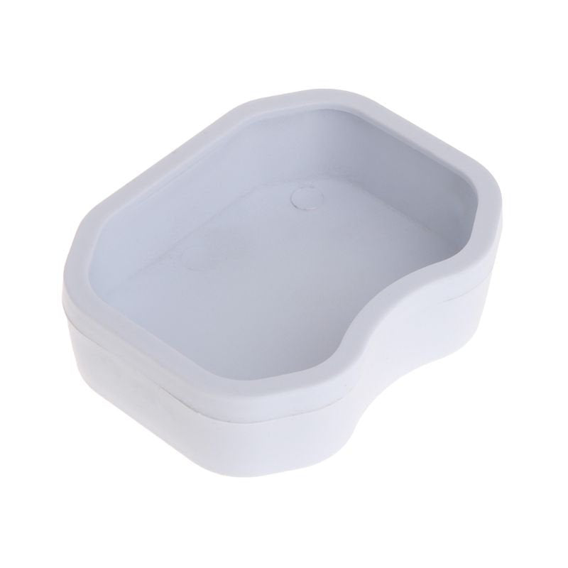 Reptile Water Dish Food Bowl for Pet Gecko Spider Scorpion Chameleon Reptiles Amphibians Terrarium Habitat 3 Sizes Animals & Pet Supplies > Pet Supplies > Small Animal Supplies > Small Animal Habitat Accessories JZROCKER M White