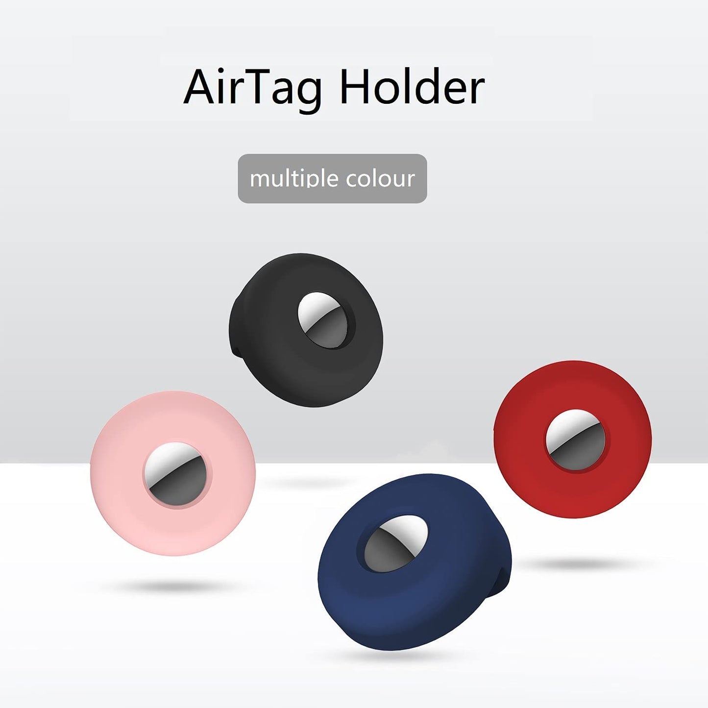 Dog Collar Holder for Apple Airtag 2 Pack , Anti-Lost Airtag Silicone Dog Collar Cat Pet Loop Holder ,Compatible with Pet Collars Loop&Backpack Airtag Accessories (Pink & Purple) 1 Electronics > GPS Accessories > GPS Cases N\C