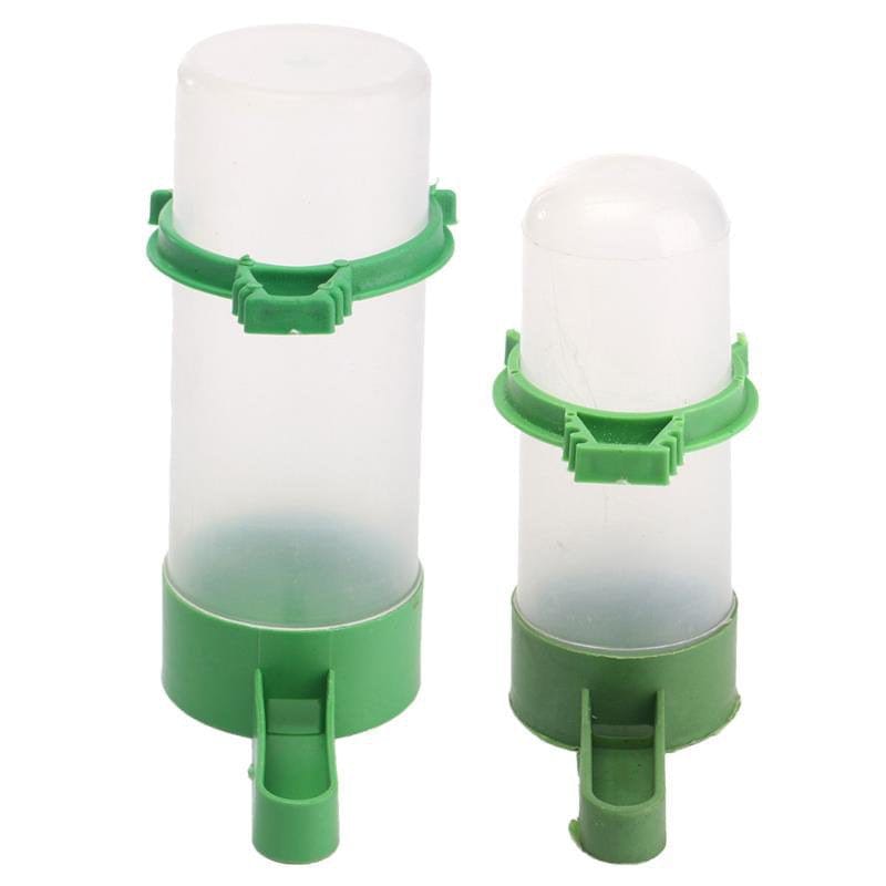 4 Pcs Plastic Bird Water Feeder Automatic Parrot Water Feeding Bird Cage Accessories Animals & Pet Supplies > Pet Supplies > Bird Supplies > Bird Cage Accessories Popvcly   
