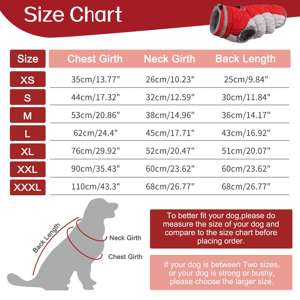 IDOMIK Padded Vest Dog Jacket - Reflective Dog Winter Coat Windproof Warm Winter Dog Jacket Comfortable Pet Apparel for Cold Weather - Dog Snowproof Vest for Small Medium and Large Dogs Animals & Pet Supplies > Pet Supplies > Dog Supplies > Dog Apparel IDOMIK