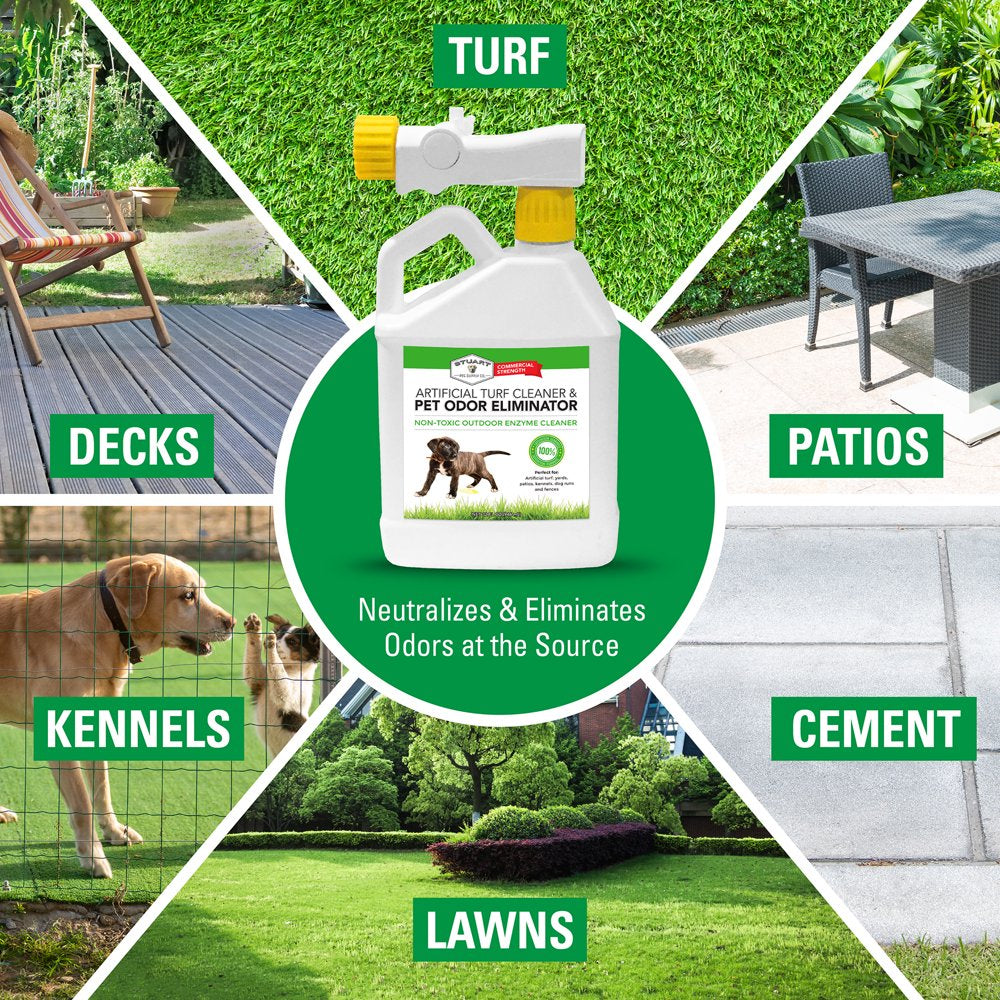 Stuart Pet Supply Artificial Turf Cleaner and Outdoor Pet Odor Eliminator Concentrate Is Ideal for Yards, Artificial Grass and Patios, Great Yard Odor Eliminator! Animals & Pet Supplies > Pet Supplies > Dog Supplies > Dog Kennels & Runs Stuart Pet Supply Co.