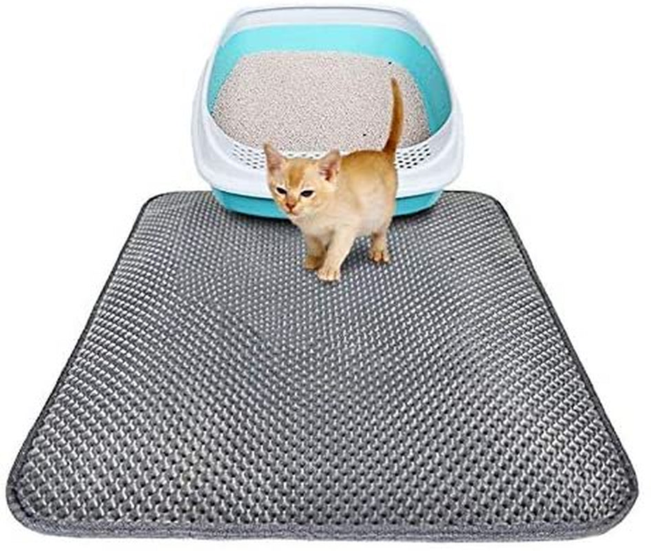 Litter Box Mat for Litter Boxes, Cat Litter Mat Underlays, Honeycomb Design Litter Box Rugs Animals & Pet Supplies > Pet Supplies > Cat Supplies > Cat Litter Box Mats Universal