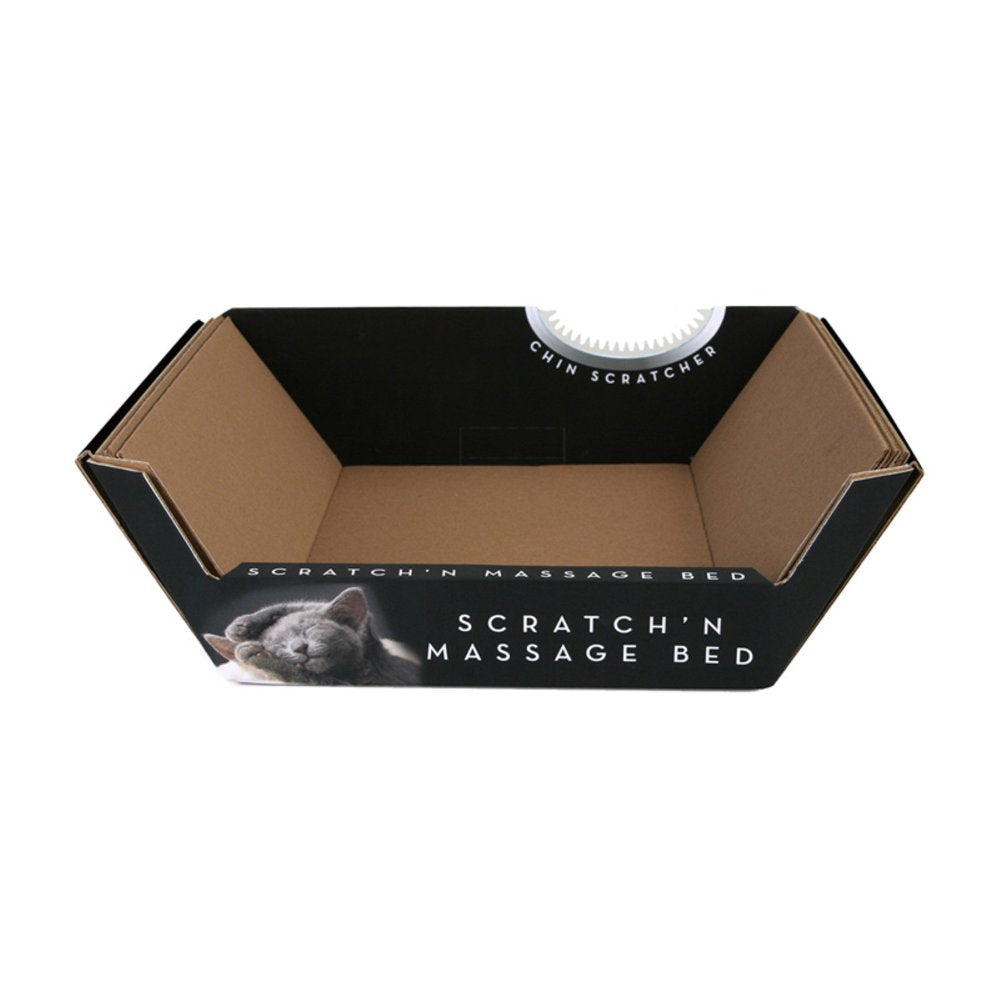 Omega Paw Cardboard Pet Ripple Board Scratch'N Massage Cat Bed, (3 Pack) Animals & Pet Supplies > Pet Supplies > Cat Supplies > Cat Beds Omega Paw 1 Pack