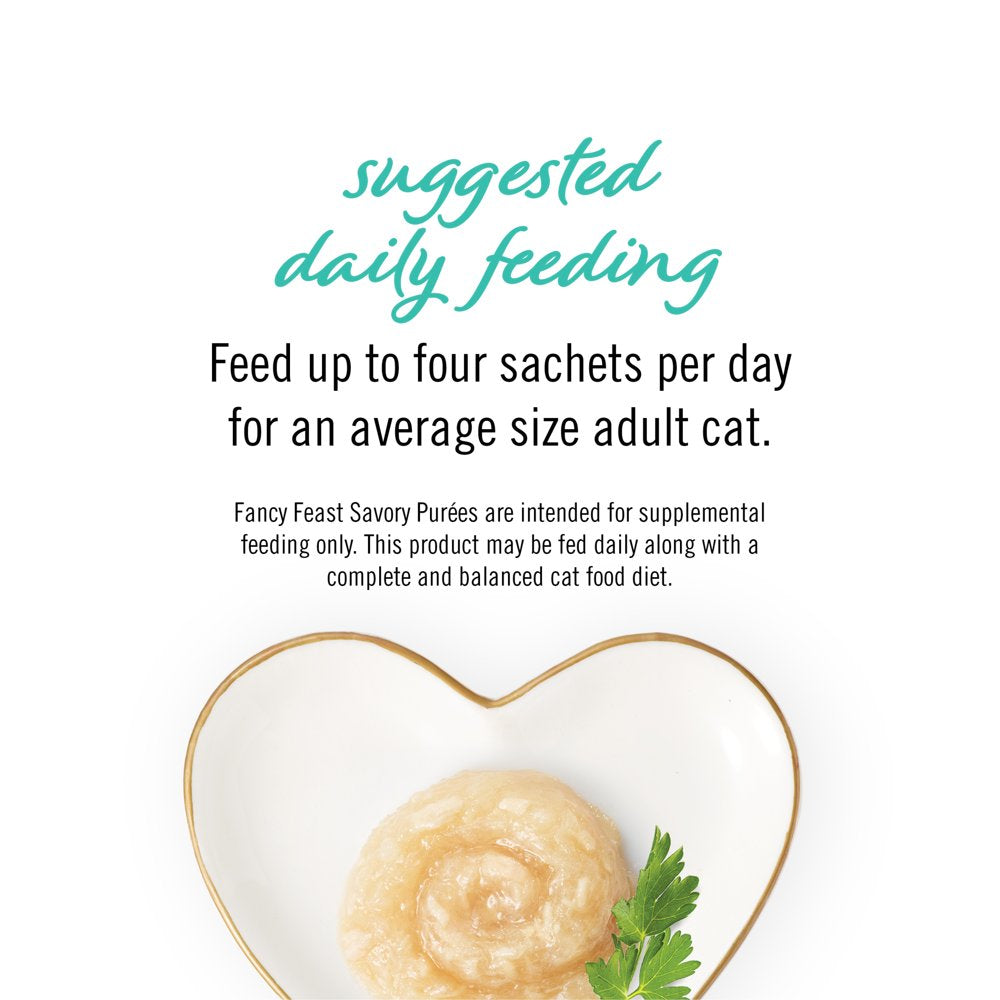 Fancy Feast Squeezable Cat Treats Tube, Savory Puree Naturals with Natural Tuna in a Demi-Glace, 1.4 Oz. Box Animals & Pet Supplies > Pet Supplies > Cat Supplies > Cat Treats Nestlé Purina PetCare Company