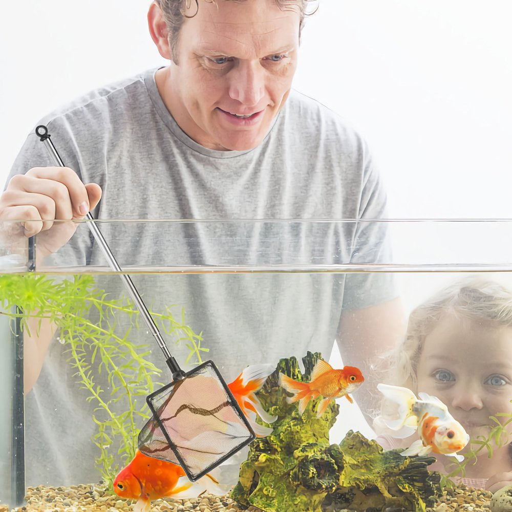 Datoo Aquarium Fish Net for Betta Fish Tank Nano Nylon Net with Extendable Handle, 1 Yr Warranty Animals & Pet Supplies > Pet Supplies > Fish Supplies > Aquarium Fish Nets DaToo