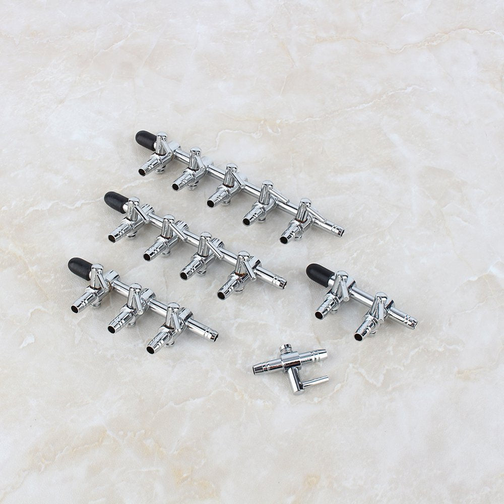 LYUMO Aquarium Tank Air Lever Pump Oxygen Air Splitter Tube Pipe Control Valve Ss,8209,Stainless Steel Air Lever Pump Animals & Pet Supplies > Pet Supplies > Fish Supplies > Aquarium & Pond Tubing LYUMO