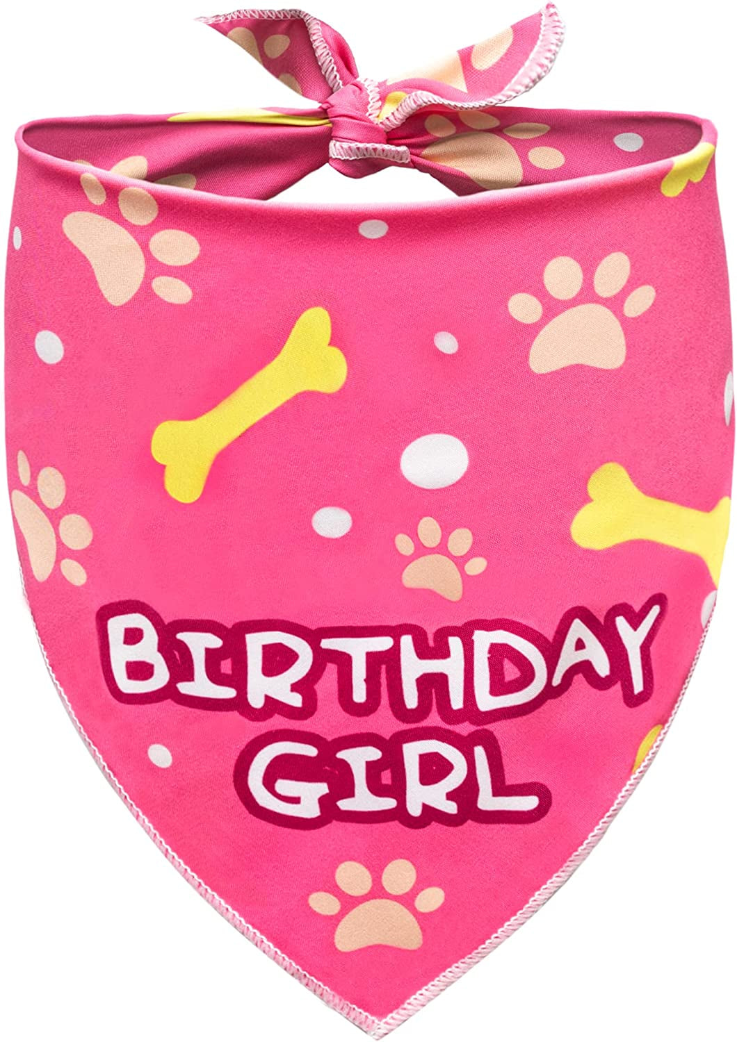 KOSONG Dog Bandanas for Small Medium Large Dogs Scarf - Premium Trendy Colorful and Durable Fabric for Birthday Dogs - Tie Dye Bandana Bibs Boy Girl (T-Green-S) Animals & Pet Supplies > Pet Supplies > Dog Supplies > Dog Apparel Song and Kong Pink bone-Large Large