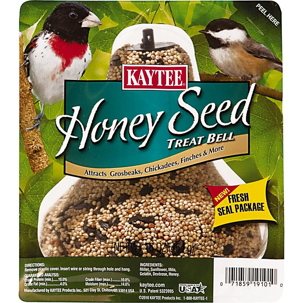 Kaytee Wild Birds Honey Mixed Seed Treat Bell 1 Lbs Animals & Pet Supplies > Pet Supplies > Bird Supplies > Bird Treats Kaytee