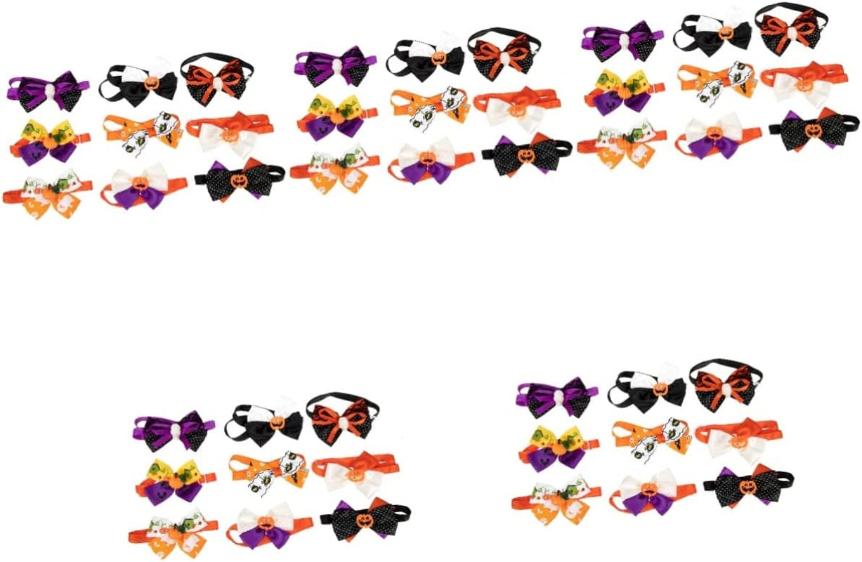 Balacoo 9Pcs Pet Bow Tie Puppies Collars Cat Collars Bell Small Dog Collar Decorative Dog Collar Cat Bowtie Collar Pet Bow Collar Pet Neck Tie Collar , Felt Cloth Variety Props Animals & Pet Supplies > Pet Supplies > Dog Supplies > Dog Apparel Balacoo Assorted Colorx5pcs 25x5cmx5pcs