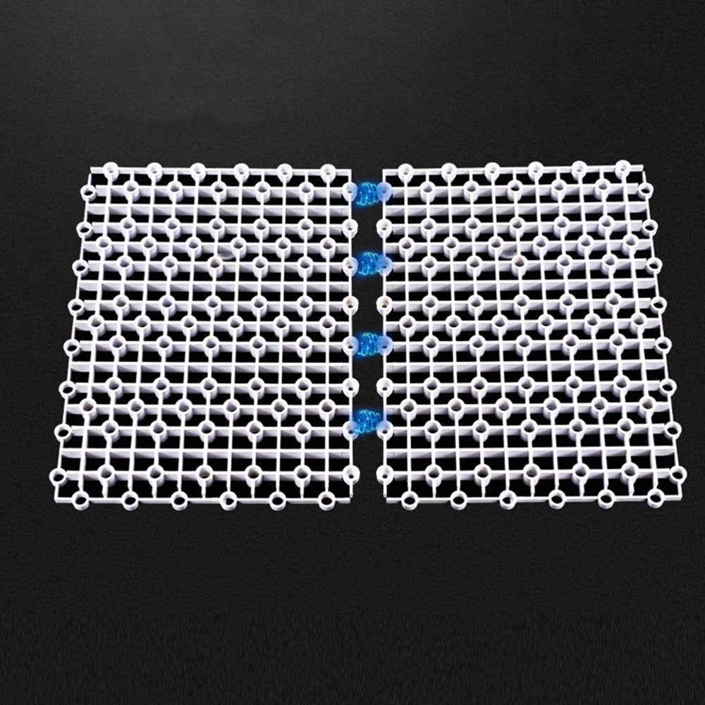 Hemoton Fish Tank Filter Aquarium Plate Divider Bottom Separator Egg Crate Substrate Gravel Undergravel Animals & Pet Supplies > Pet Supplies > Fish Supplies > Aquarium Gravel & Substrates Hemoton