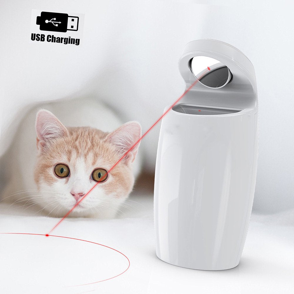 Anself Cat Toys Interactive Rotating Auto Laser Light Chaser Toy for Cats,Green Animals & Pet Supplies > Pet Supplies > Cat Supplies > Cat Toys Anself